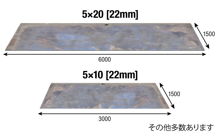 敷鉄板レンタル
